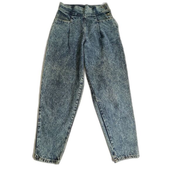 Vintage RIO by Stephen Mardon 80s 90s acid washed, High Waist Jeans Size 11 READ - Picture 1 of 16